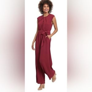 Maggie London Women's Bordeaux Jumpsuit